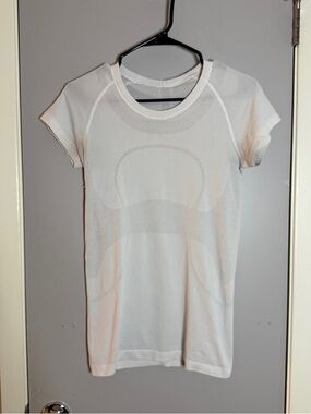 lululemon athletica White Short-Sleeve Athletic Top